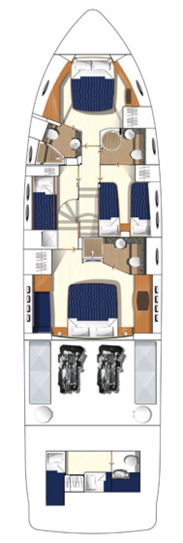Princess Princess 62 in Podstrana on SamBoat