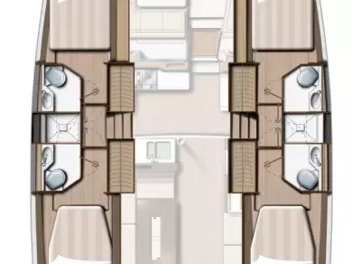 Catamaran rental in Rogoznica - Bali Bali 4.2