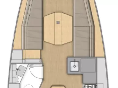 Sailboat rental with or without captain Bénéteau Split