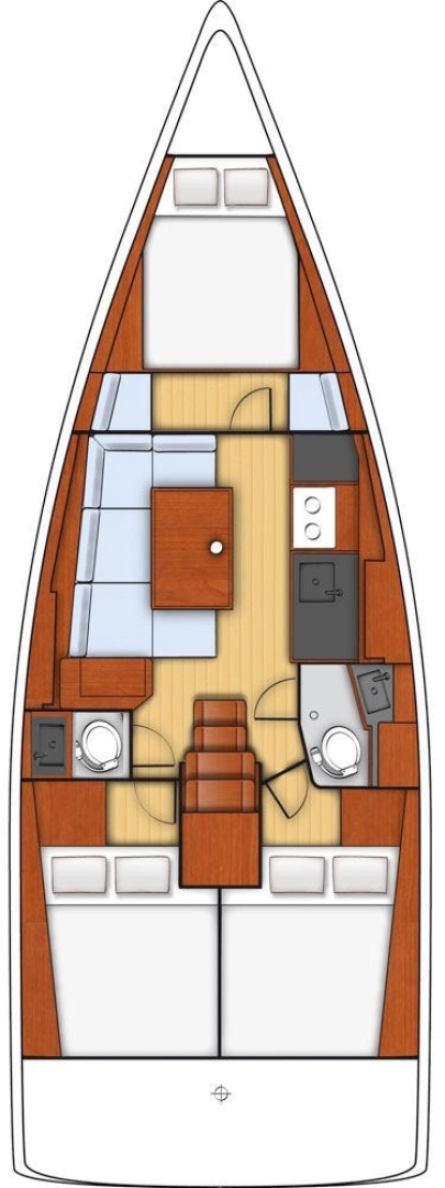 Sailboat rental in Biograd na Moru - Bénéteau Oceanis 38