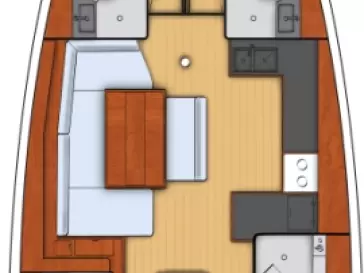 Yacht charter Split cheap Oceanis 48