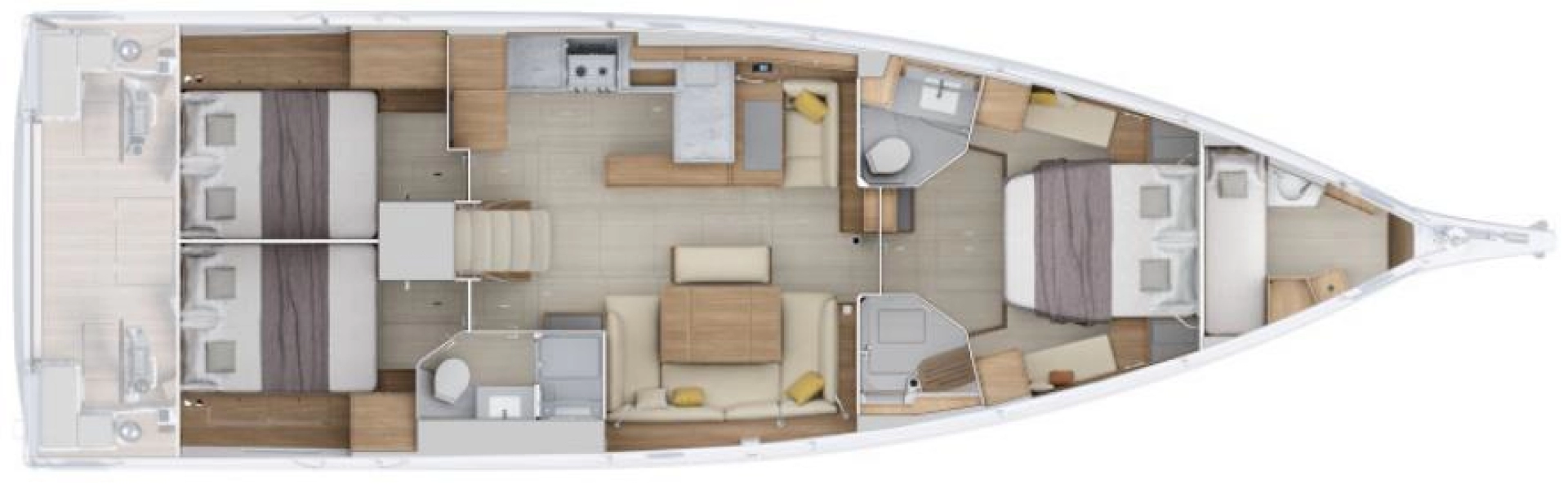 Bénéteau Oceanis 52 - 3 cab. in Split on SamBoat