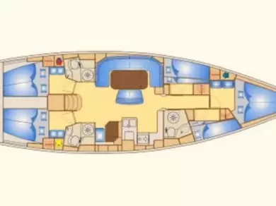 Bareboat Rental Sailboat Bavaria with a boat licence