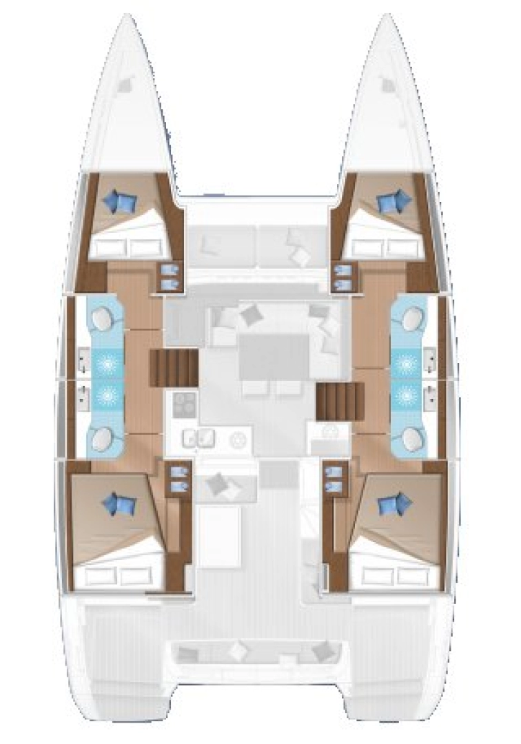 Yacht charter Split cheap Lagoon 40