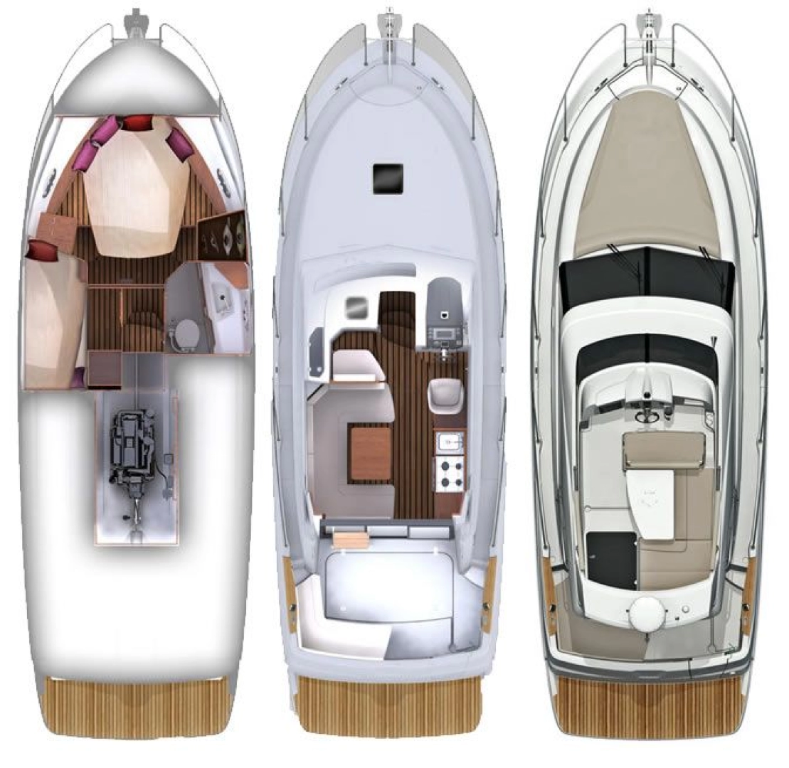 Motorboat rental with or without captain Bénéteau Split