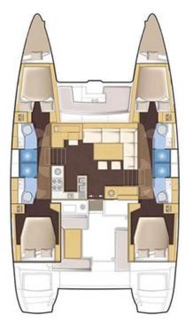 Boat rental Lagoon Lagoon 450 in Alimos on Samboat