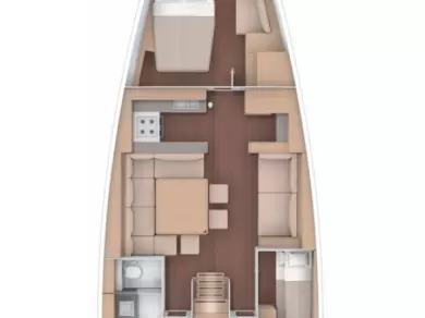 Sailboat rental with or without captain Dufour Pirovac