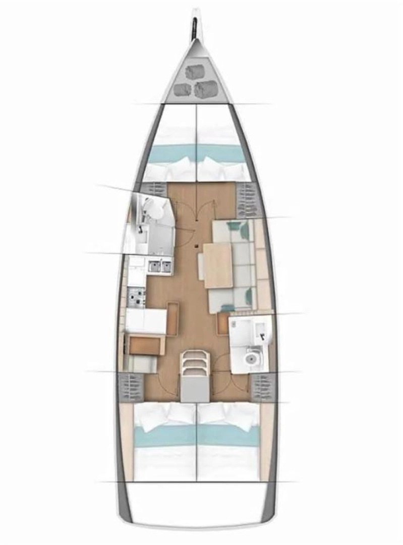 Sailboat rental in Gouvia - Jeanneau Sun Odyssey 440