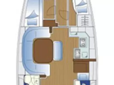 Bareboat Rental Sailboat Bavaria with a boat licence