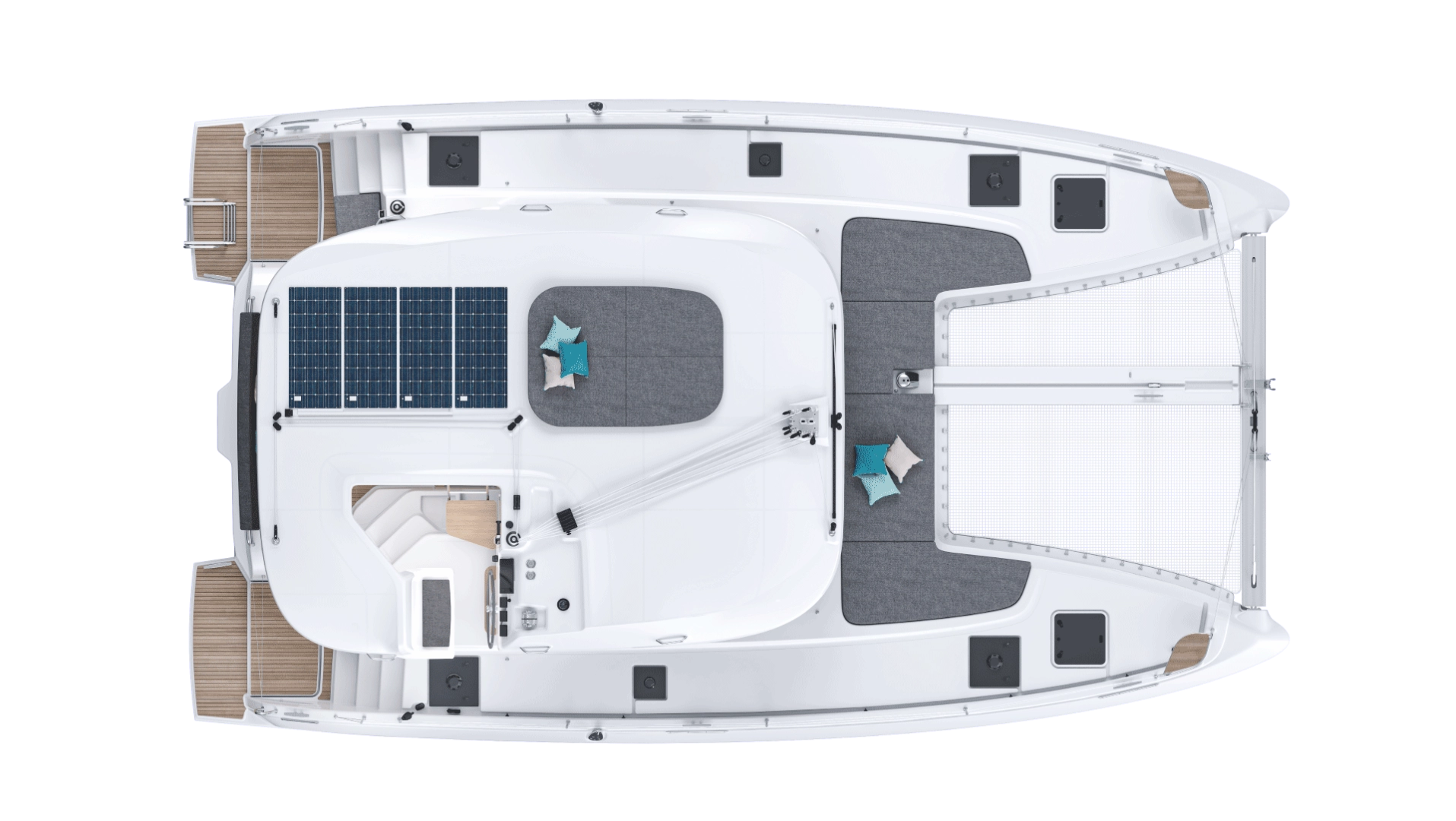 Bareboat Rental Catamaran Lagoon with a boat licence