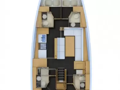 Jeanneau Jeanneau 54 charter bareboat or captained in  Pirovac