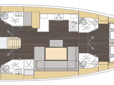 Bareboat Rental Sailboat Bavaria with a boat licence