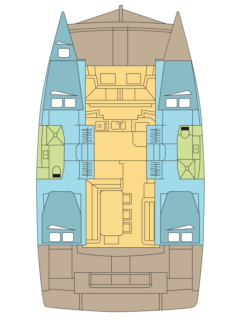 Catamaran rental in Marsh Harbour - Bali Bali 4.1