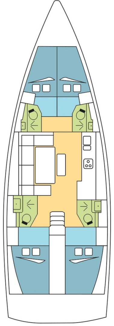 Yacht charter Lávrio cheap Dufour 460 Grand Large