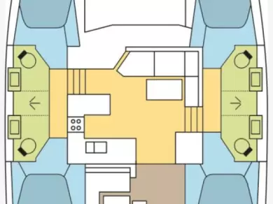 Catamaran rental in Saint George's - Fountaine Pajot Astrea 42