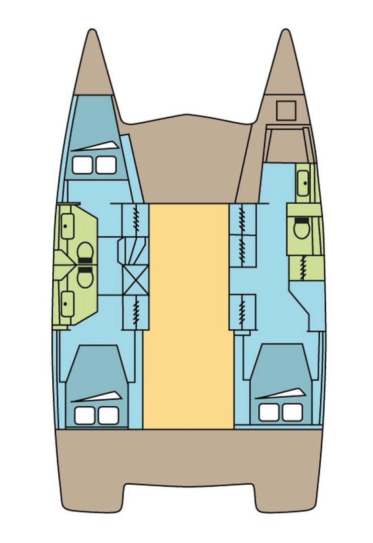 Catamaran rental with or without captain Fountaine Pajot Parham Town