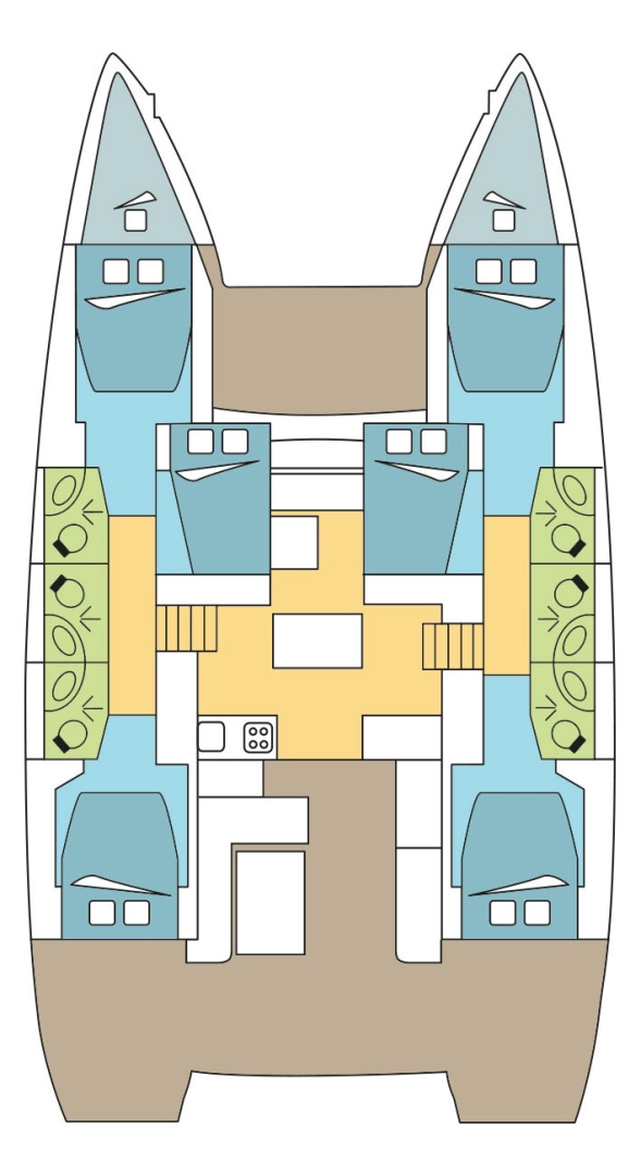 Catamaran rental with or without captain Lagoon Parham Town