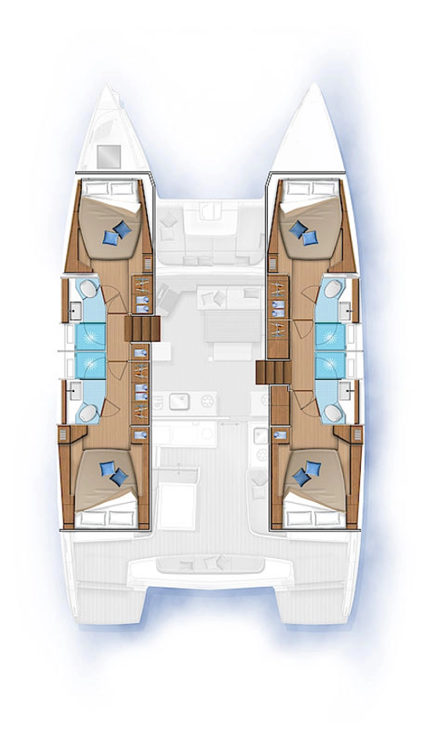 Catamaran for rent Sukošan at the best price