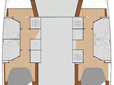 Catamaran rental in Portisco - Fountaine Pajot Lucia 40