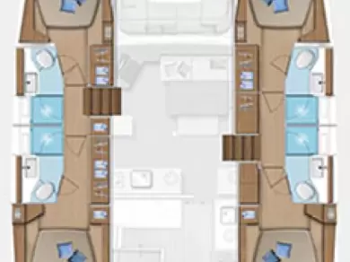 Yacht charter Gouvia cheap Lagoon 46