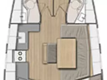 Sailboat rental with or without captain Bénéteau Lefkáda