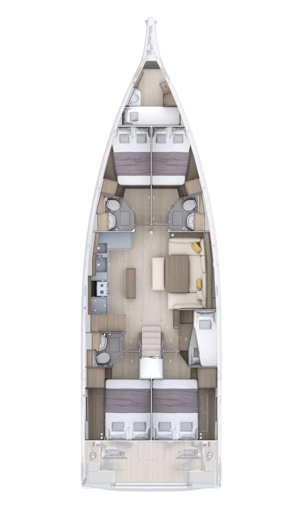 Rent a Bénéteau Oceanis 52 - 6 cab. Alimos