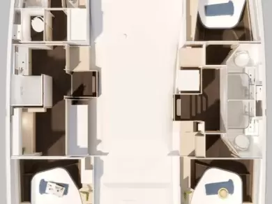 Boat rental Fountaine Pajot Fountaine Pajot FP 44 Maestro - 3 cab. in Road Town on Samboat