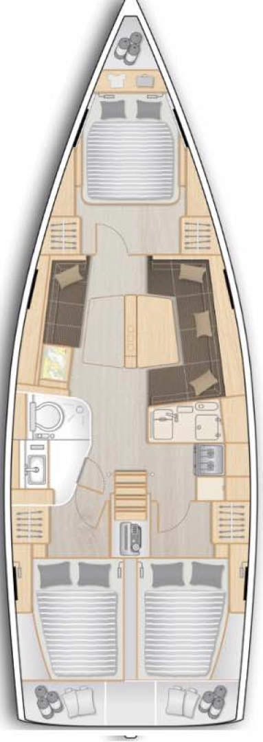 Sailboat rental with or without captain Hanse Marseille