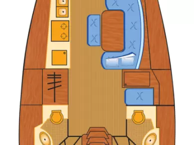 Bareboat Rental Sailboat Bénéteau with a boat licence