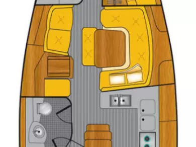 Sailboat rental in Flensburg - Jeanneau Sun Odyssey 43