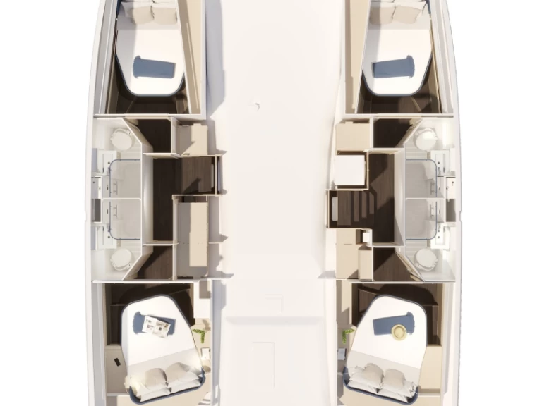 Boat rental Fountaine Pajot Fountaine Pajot FP 44 Quatuor - 4 + 2 cab. in Seget Donji on Samboat