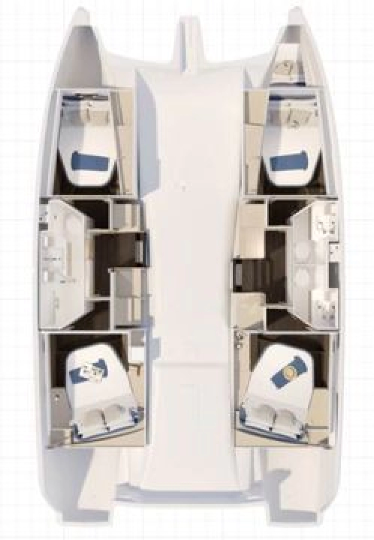 Catamaran rental with or without captain Fountaine Pajot Saint-Raphaël