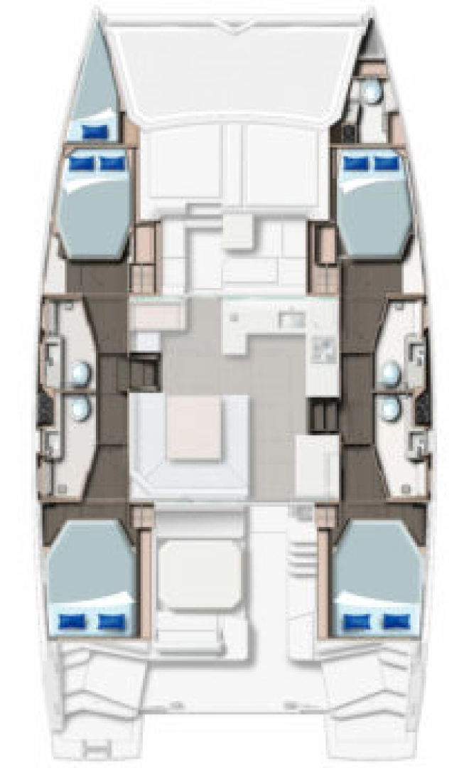 Boat rental Leopard Catamarans / Robertson & Caine Leopard 45 in Toulon on Samboat