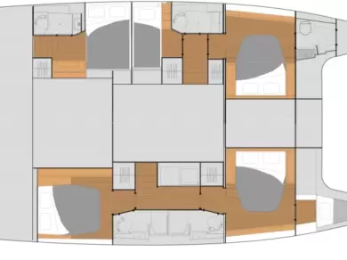 Bareboat Rental Catamaran Fountaine Pajot with a boat licence