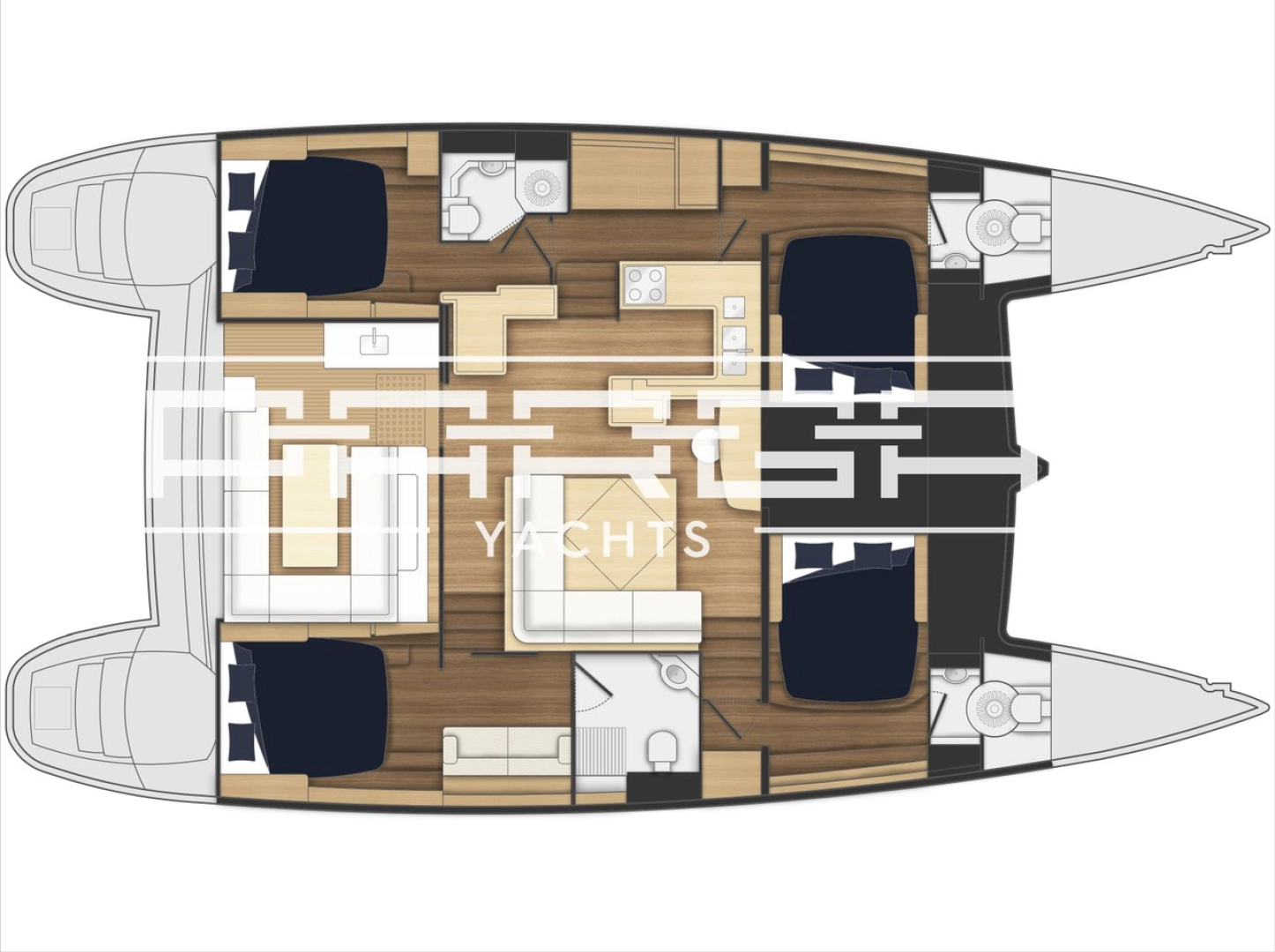 Catamaran rental in Lávrio - Lagoon Lagoon 500