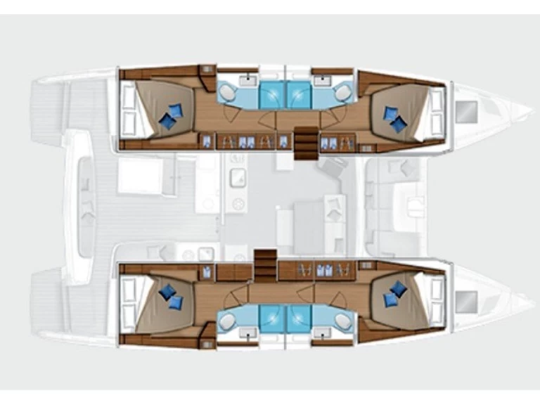 Catamaran rental in Alimos - Lagoon Lagoon 46