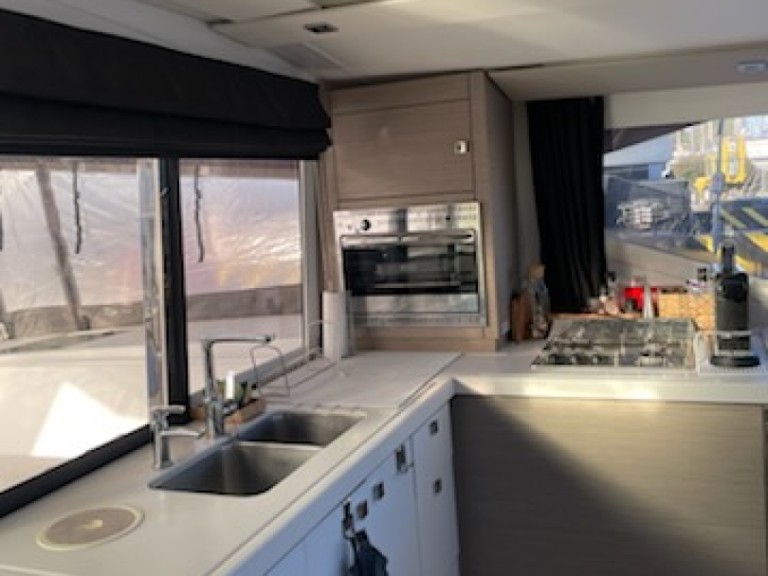 Bareboat Rental Catamaran Fountaine Pajot with a boat licence