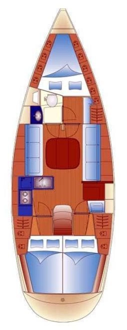 Bareboat Rental Sailboat Bavaria with a boat licence