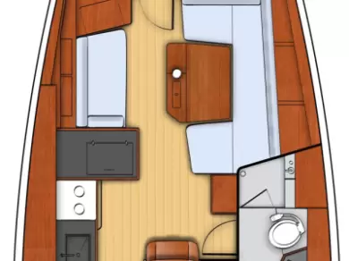 Bareboat Rental Sailboat Bénéteau with a boat licence