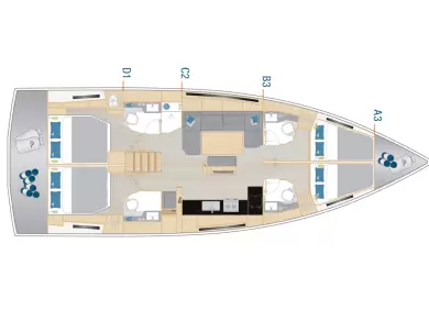 Hanse Hanse 460 in Biograd na Moru on SamBoat