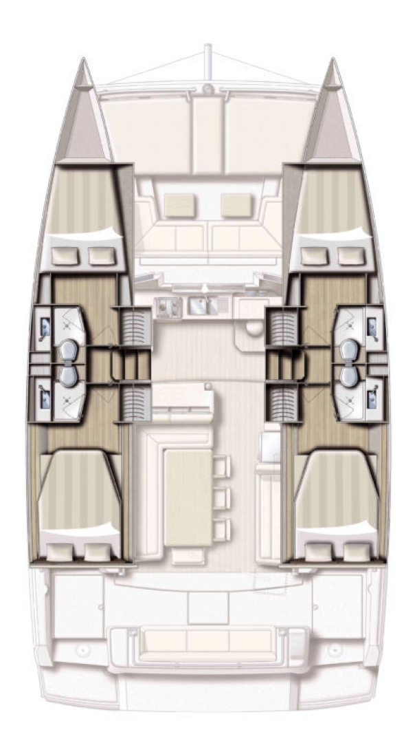 Bareboat Rental Catamaran Bali with a boat licence