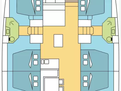 Yacht charter Anse Marcel cheap Bali 5.4