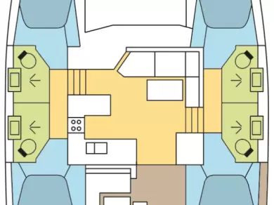 Fountaine Pajot Astrea 42 in Bas du Fort on SamBoat