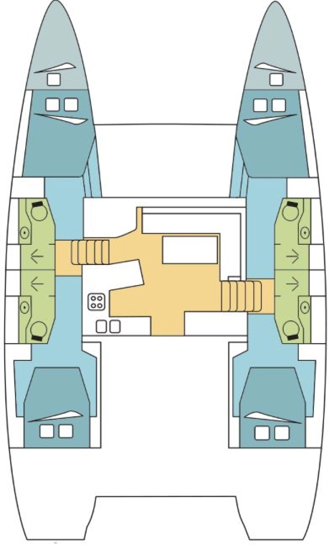 Yacht charter La Paz cheap Lagoon 450 F