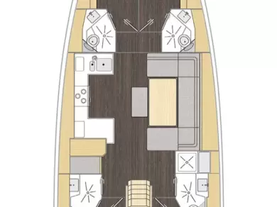 Bareboat Rental Sailboat Bavaria with a boat licence