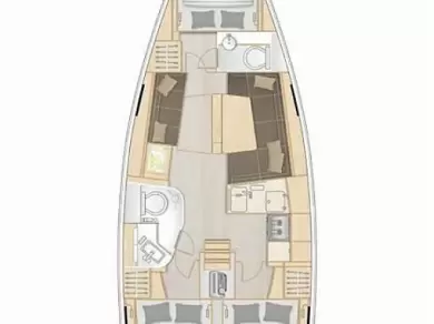 Boat rental Hanse Hanse 388 in Betina on Samboat