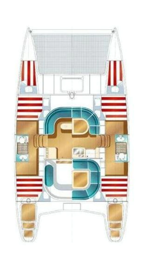 Bareboat Rental Catamaran Nautitech with a boat licence