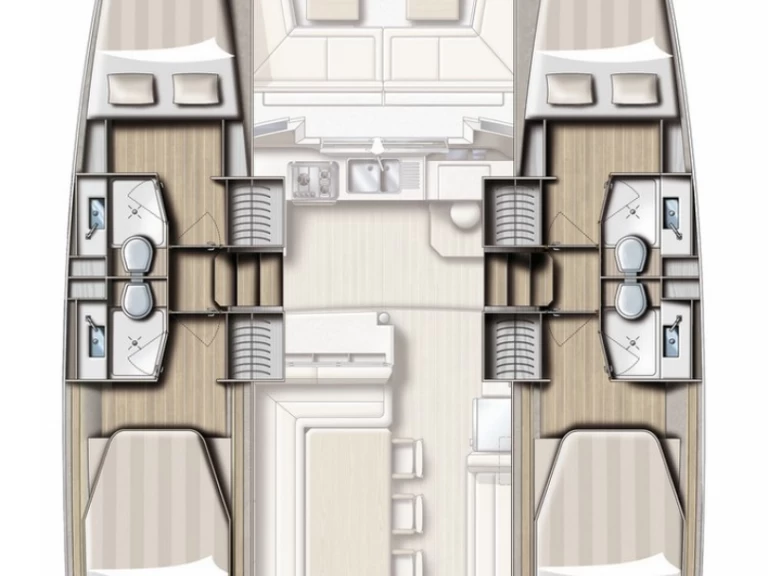 Catamaran rental in Gouvia - Bali Bali 4.1