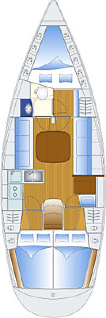 Sailboat for rent Ávdira at the best price