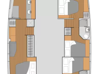 Fountaine Pajot Aura 51 charter bareboat or captained in  Annapolis